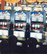 Slot machines at the casino